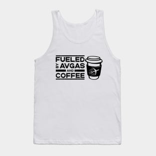 Fueled By Caffeine and Avgas Tank Top